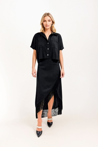 [TT24103562] 03PPM12492 CONJ MARIA ELENA FALDA FLECO + BLUSA