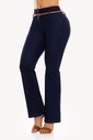 02DRM04393 JEANS JUANA INDIGO + CORREA